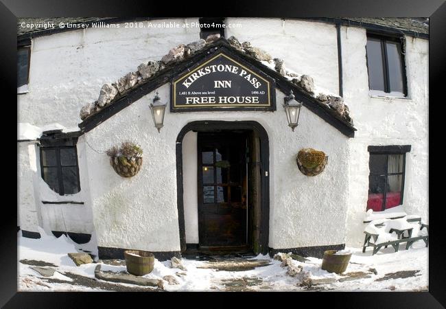 The Kirkstone Pass Inn, Entrance Framed Print by Linsey Williams