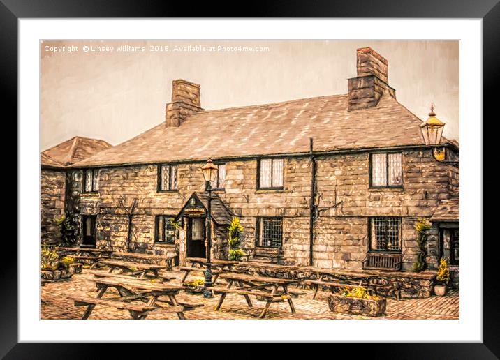 Jamaica Inn Cornwall Framed Mounted Print by Linsey Williams