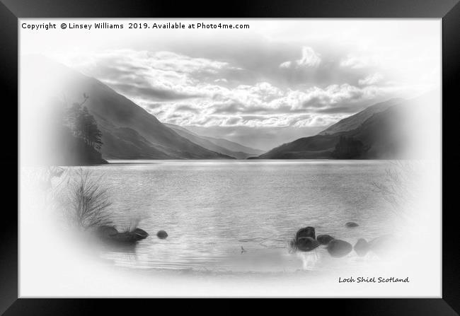 Loch Shiel, Scotland Framed Print by Linsey Williams
