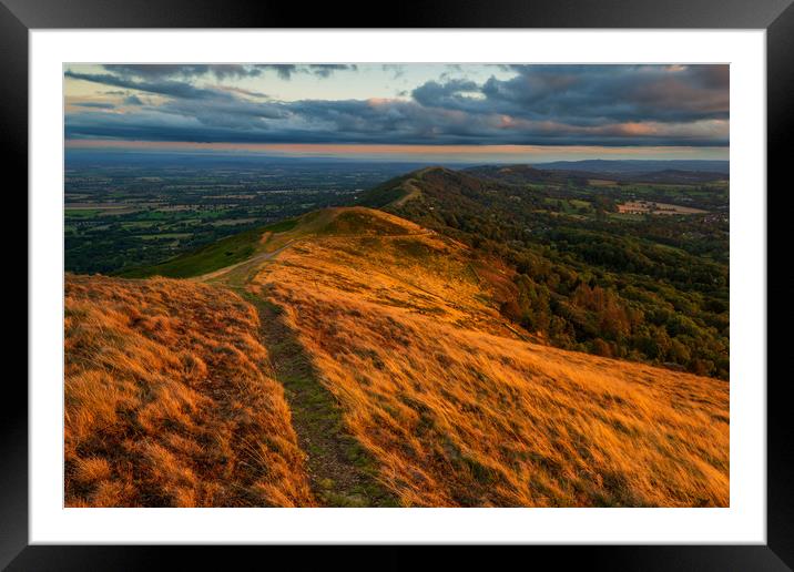 Malvern Hills Worcestershire Herefordshire  Framed Mounted Print by J.Tom L.Photography