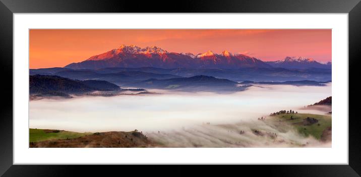 The Tatra Mountains  Framed Mounted Print by J.Tom L.Photography