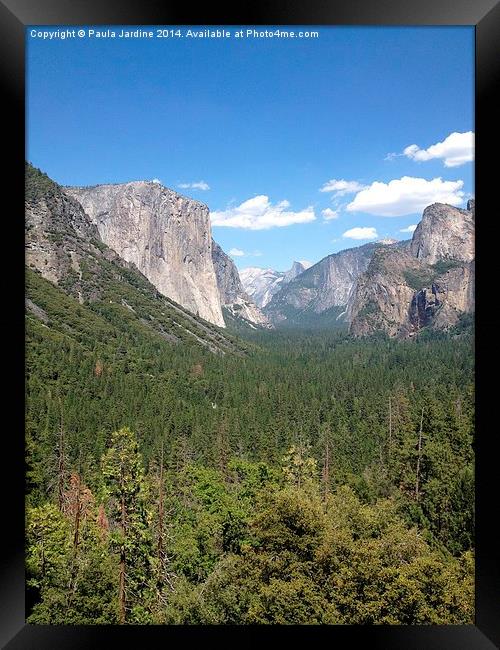  Yosemite National Park - California Framed Print by Paula Jardine