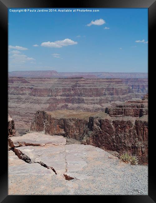  Grand Canyon West Rim Framed Print by Paula Jardine