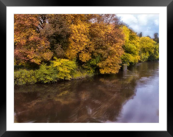 Dreamy River Framed Mounted Print by Iain Mavin