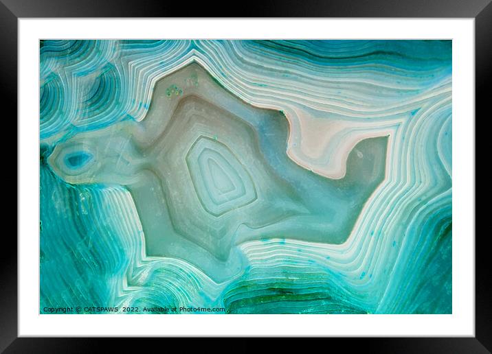 THE BEAUTY OF MINERALS 2 Framed Mounted Print by CATSPAWS 