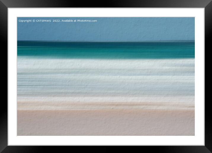 OCEAN BEAUTY Framed Mounted Print by CATSPAWS 