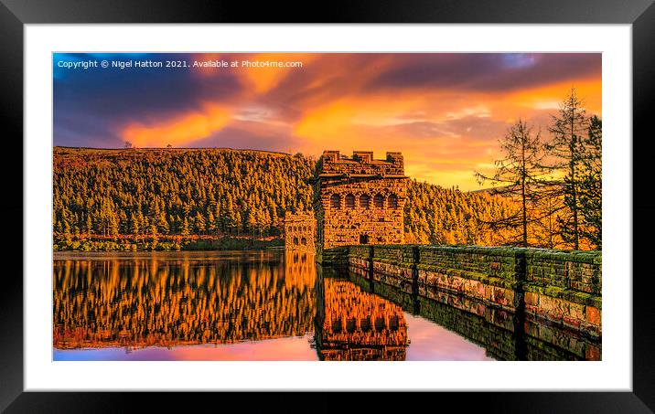 Howden Sunset Framed Mounted Print by Nigel Hatton