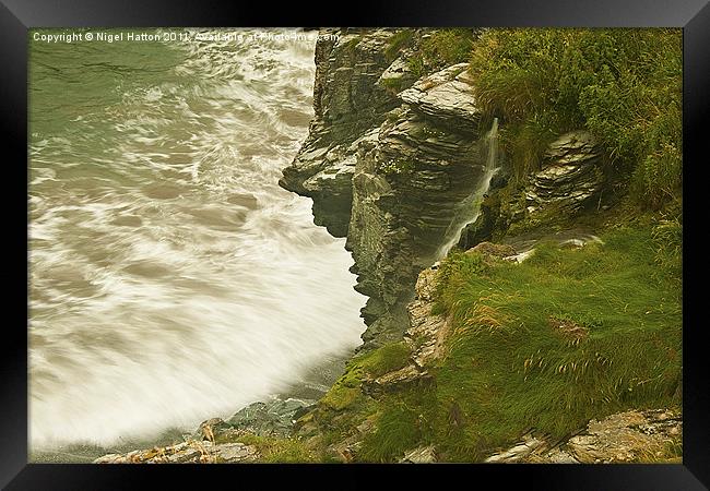 Tide Framed Print by Nigel Hatton