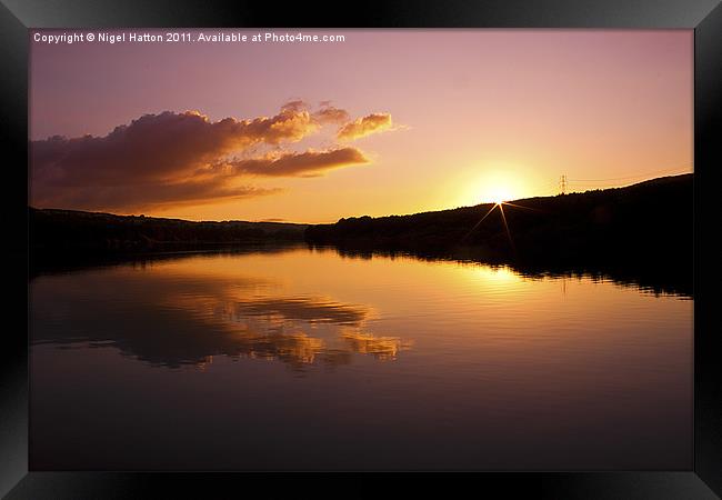 The End of The Day Framed Print by Nigel Hatton