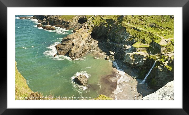 Don't Look Down Framed Mounted Print by Nigel Hatton