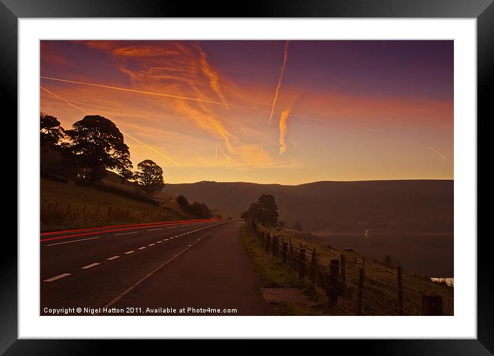 Dawn Framed Mounted Print by Nigel Hatton