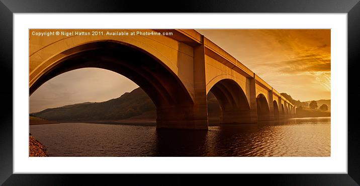 Golden Arches Framed Mounted Print by Nigel Hatton
