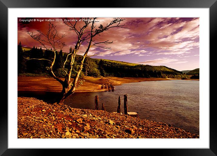 Silent Valley Framed Mounted Print by Nigel Hatton