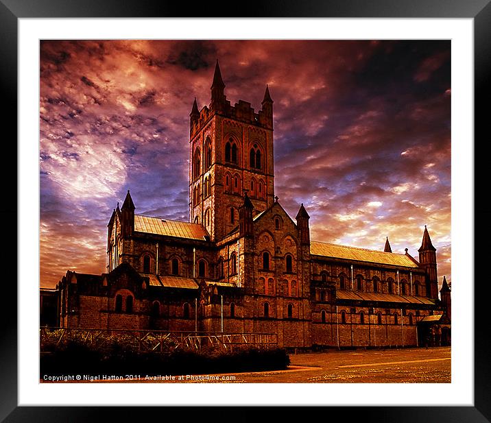 The Abbey Framed Mounted Print by Nigel Hatton