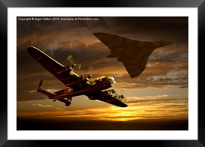 Legends of the Sky Framed Mounted Print by Nigel Hatton