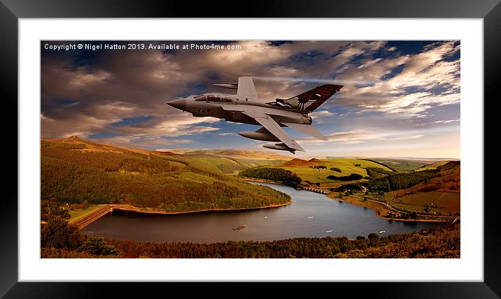 Tornado in the Valley Framed Mounted Print by Nigel Hatton