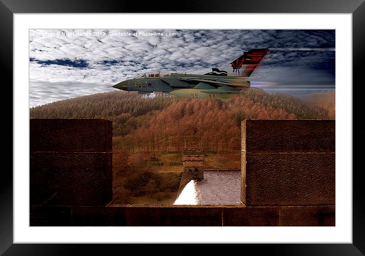 Tornado At Derwent Dam Framed Mounted Print by Nigel Hatton