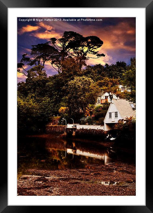 Boat House Framed Mounted Print by Nigel Hatton
