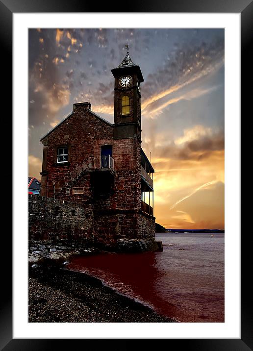 The Clock Tower Framed Mounted Print by Nigel Hatton