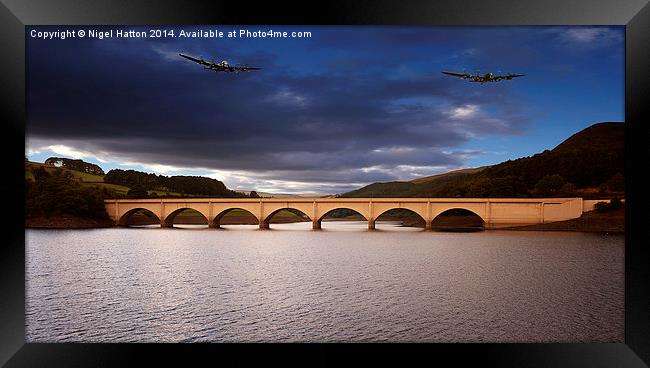 Two Over Ashopton Framed Print by Nigel Hatton