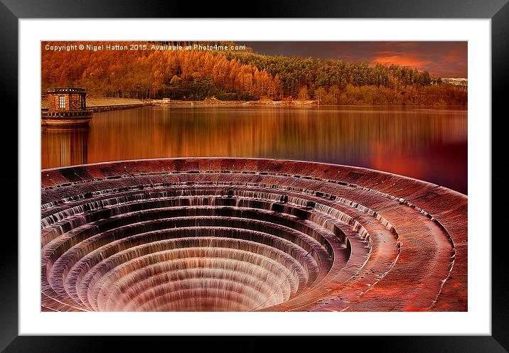 Plughole  Framed Mounted Print by Nigel Hatton