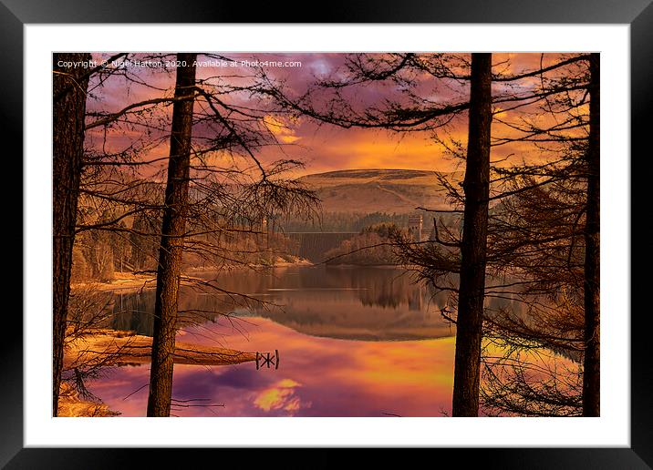 Howden Through The Trees Framed Mounted Print by Nigel Hatton