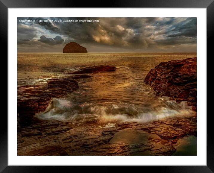 Atlantic Ocean Framed Mounted Print by Nigel Hatton