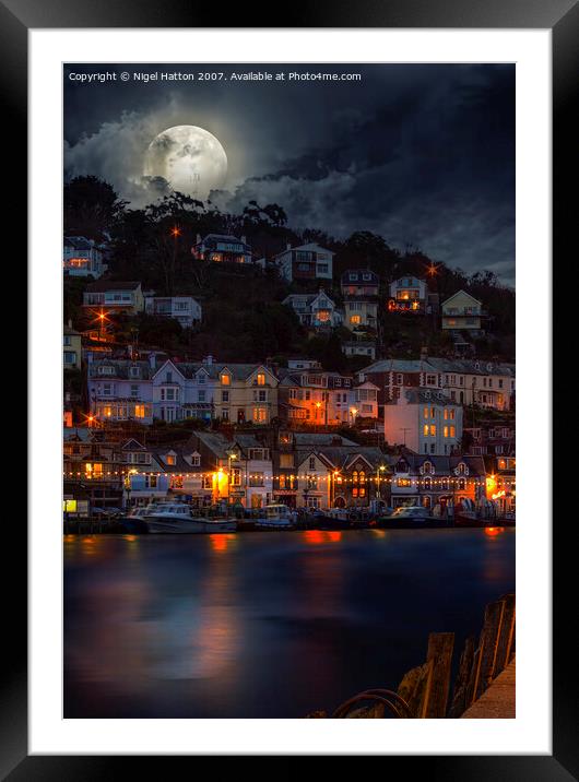 Moonlight Framed Mounted Print by Nigel Hatton