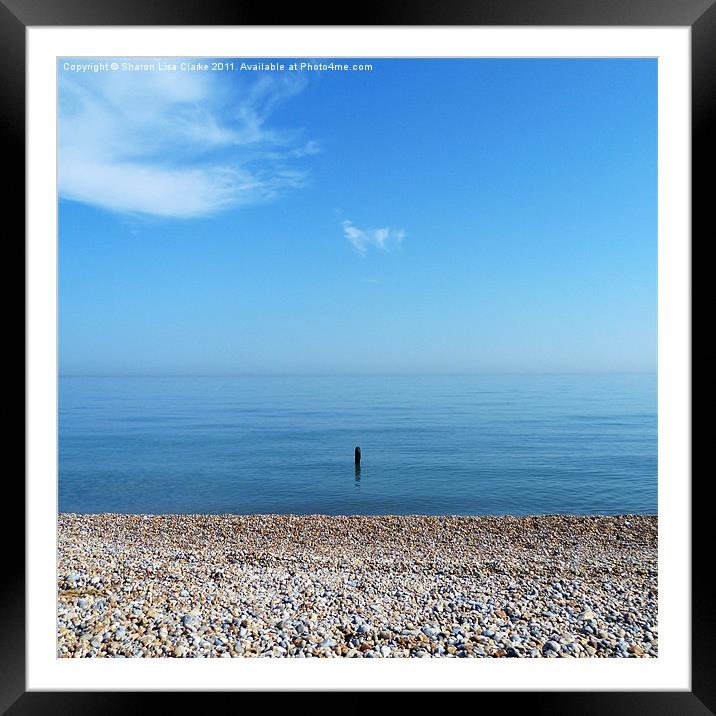 Tranquil waters Framed Mounted Print by Sharon Lisa Clarke