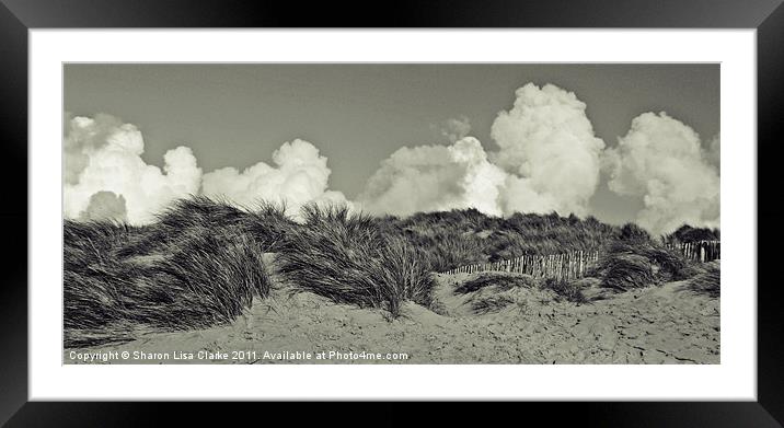 Dunes Framed Mounted Print by Sharon Lisa Clarke
