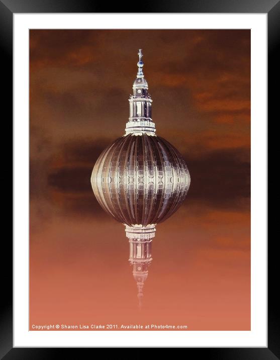 St Pauls 2 Framed Mounted Print by Sharon Lisa Clarke