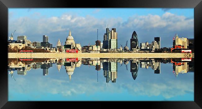 London skyline Framed Print by Sharon Lisa Clarke