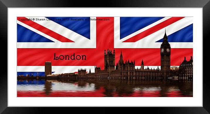 Great Britain Framed Mounted Print by Sharon Lisa Clarke