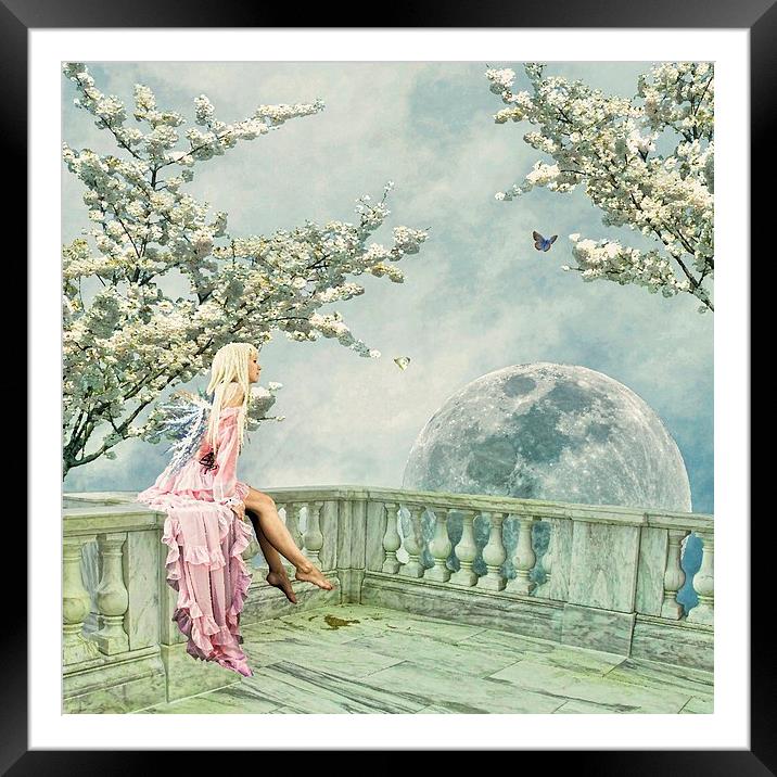 Fairytopia in Spring Framed Mounted Print by Sharon Lisa Clarke