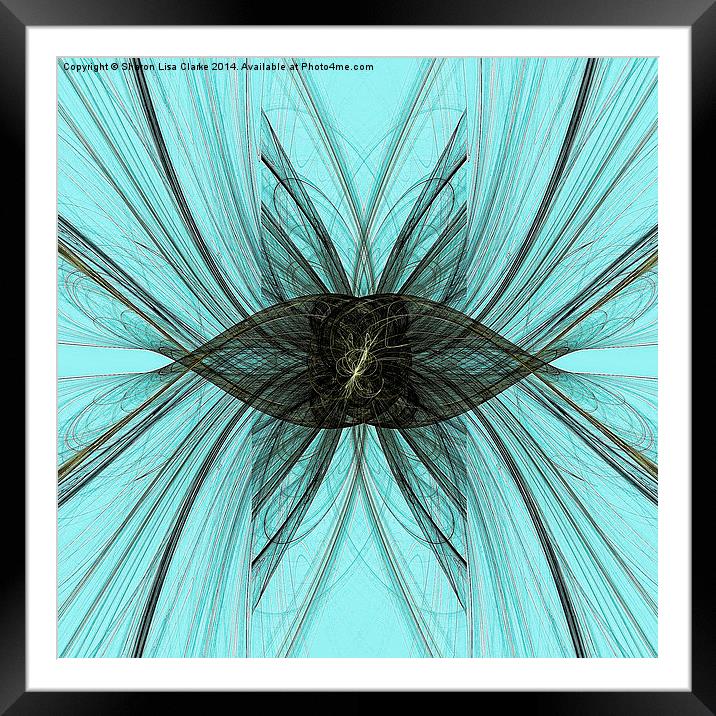 Fractal Framed Mounted Print by Sharon Lisa Clarke