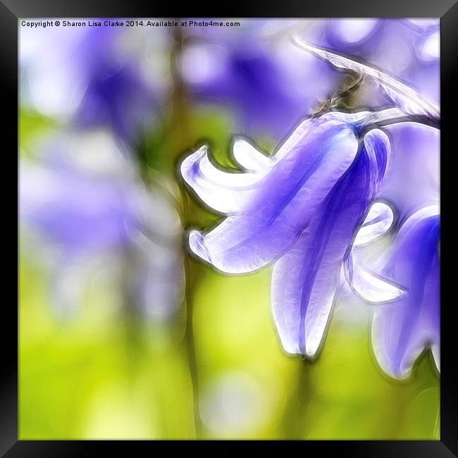 Fractalius bells Framed Print by Sharon Lisa Clarke