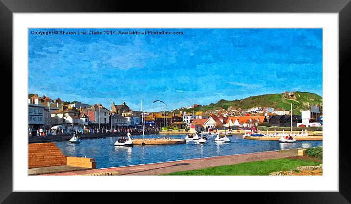 Hastings old town Framed Mounted Print by Sharon Lisa Clarke