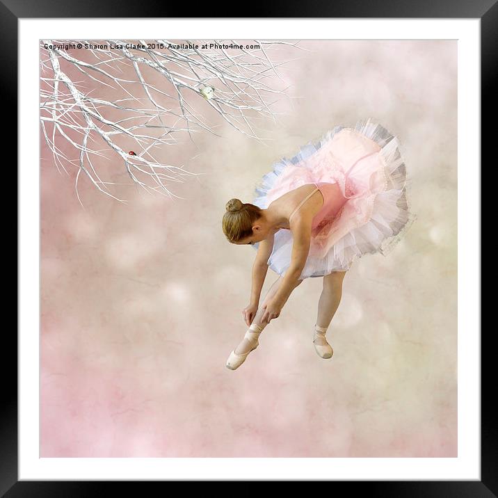  Dancer Framed Mounted Print by Sharon Lisa Clarke