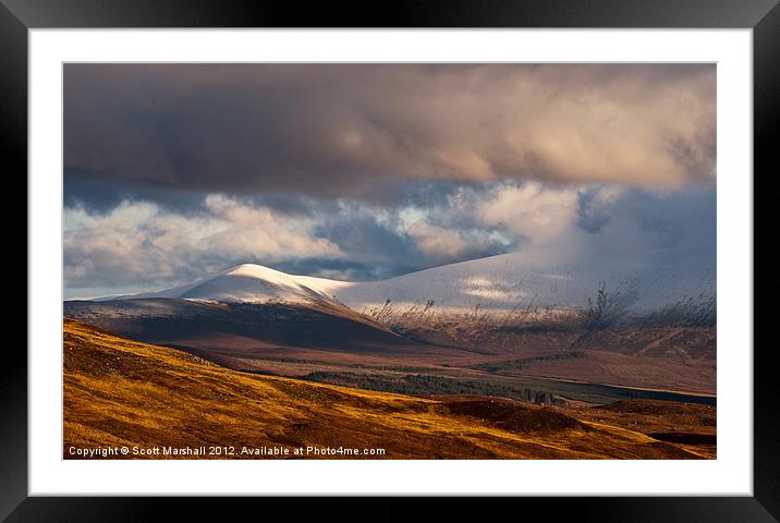 First Taste of Winter Framed Mounted Print by Scott K Marshall