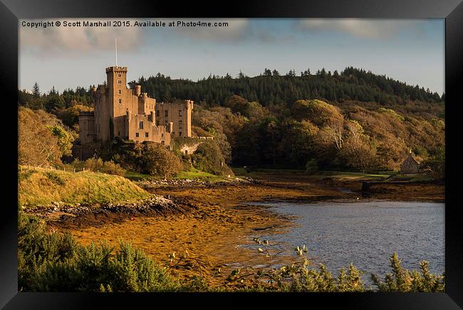  Dunvegan Castle - Skye Framed Print by Scott K Marshall