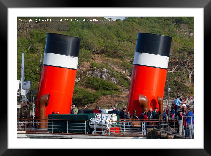 Waverley Funnels Framed Mounted Print by Scott K Marshall