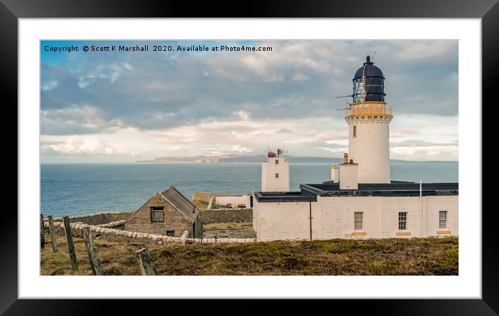 Dunnet Head Sunshine Framed Mounted Print by Scott K Marshall