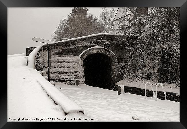 Botterham Staircase Lock Framed Print by Andrew Poynton