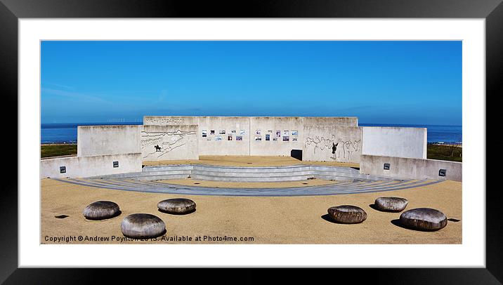 RHYL OPEN AIR THEATRE Framed Mounted Print by Andrew Poynton