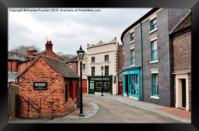  Blist Hill Telford Framed Print by Andrew Poynton