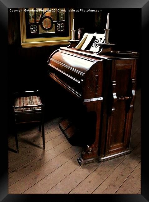  The Piano Framed Print by Andrew Poynton