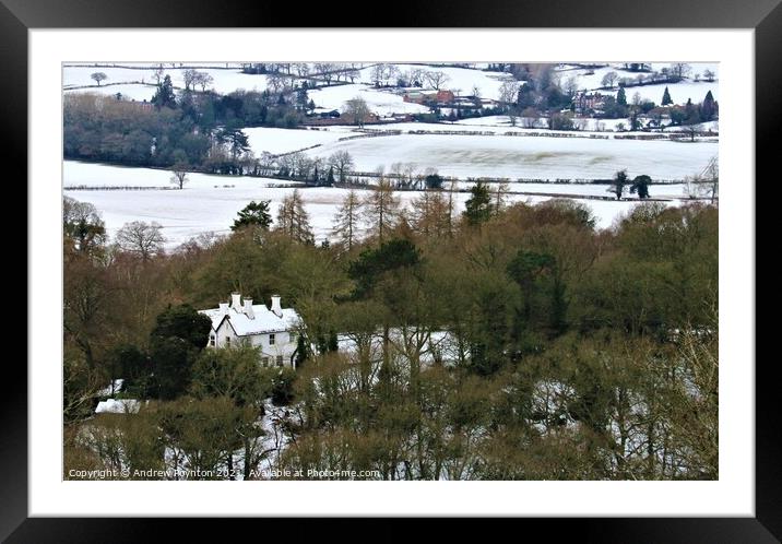 kinver view Framed Mounted Print by Andrew Poynton