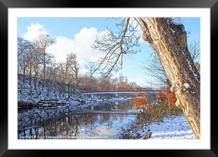 River Ayr Framed Mounted Print by Grant Paterson
