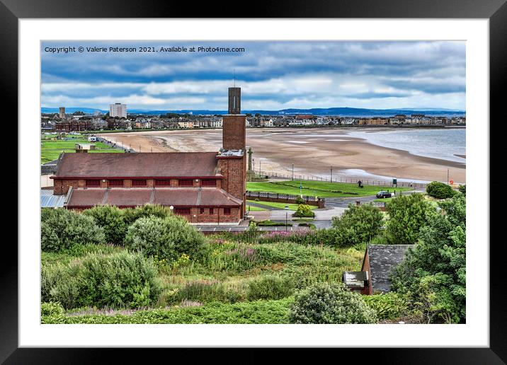 Ardrossan View Framed Mounted Print by Valerie Paterson
