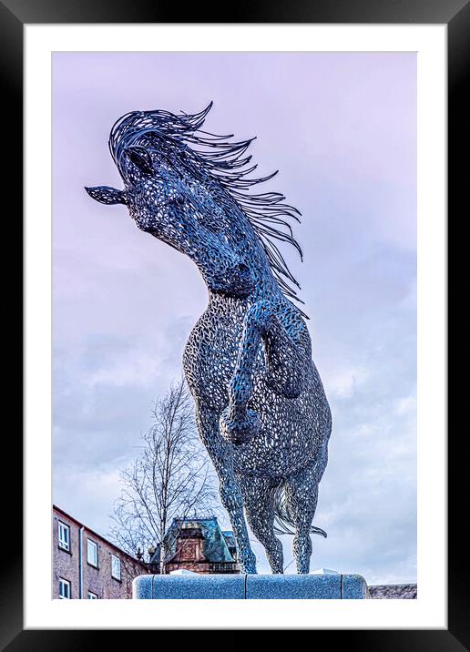 Ginger and Horsepower Inverclyde  Framed Mounted Print by Valerie Paterson